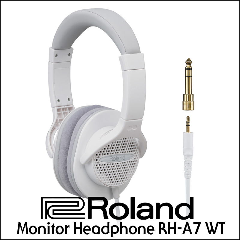 [★드럼채널★] Roland Monitor Headphone RH-A7 WHITE  /헤드폰